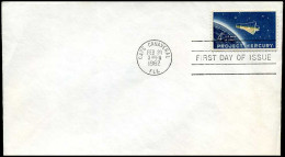 USA - FDC -  Project Mercury - 1961-1970