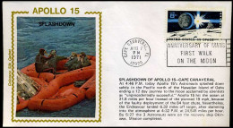 USA - FDC - Apollo 15 Splashdown - Amérique Du Nord