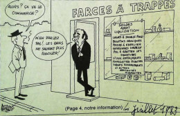 ► Coupure De Presse  Quotidien Le Figaro Jacques Faisant 1983 Marchais  Farces à Trappes  Farces Et Attrapes - 1950 - Heute