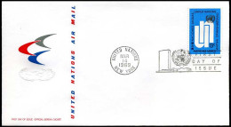 United Nations - FDC - United Nations Air Mail - FDC