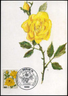 Bundespost - Maximum Card - Roses - Rose