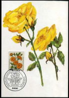Bundespost  - Maximum Card - Roses  - Roses