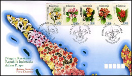 Indonesia - FDC - Unitary State In Floral Diversity - Indonesia