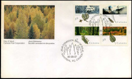 Canada - FDC - Bomen/trees - 1981-1990