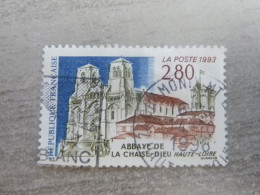 Abbaye De La Chaise-Dieu (Haute-Loire)  2f.80 - Yt 2825 - Brun, Bleu Et Vert - Oblitéré - Année 1993 - - Gebraucht