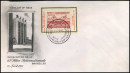 België - FDC - PR118 25e Foire Internationale De Bruxelles - Private & Local Mails [PR & LO]