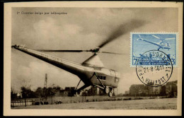 PA25 - MK - 1er Courrier Belge Par Hélicoptère - Helipost - 1934-1951