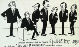 ► Coupure De Presse  Quotidien Le Figaro Jacques Faisant 1983 Mauroy Mitterrand Jeu 7 Erreurs  PCF - 1950 à Nos Jours