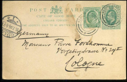 Post Card From Cape Town To Cologne, Germany - 15/07/1906 - Cabo De Buena Esperanza (1853-1904)