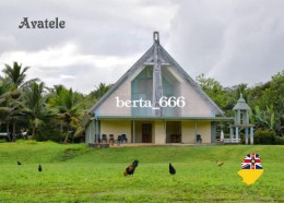 Niue Island Avatele Church New Postcard - Sonstige & Ohne Zuordnung