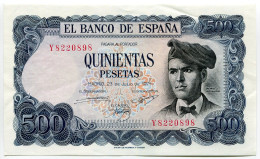 Spain 500 Pesetas 1971 P-153 AUNC - 1-2-5-25 Pesetas