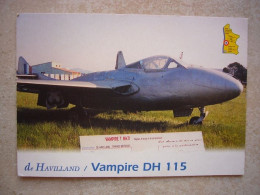Avion / Airplane / ARMEE DE L'AIR FRANCAISE / Vampîre DH 115 - 1939-1945: 2a Guerra