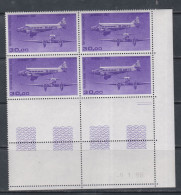 France P.A. N° 59 XX  30 F. : "Wibault 283 , En Bloc De 4 Coin Daté Du 9 . 1 . 86 ; 2 Traits, Sans Charnière TB - Airmail