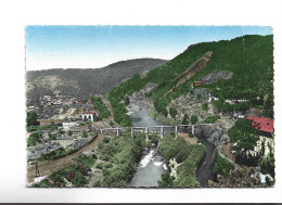 CPA  PHOTO DPT 30 BESSEGES, LA VALLEE DE LA CEZE ET PONT DE LALLE  En 1958! - Bessèges