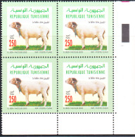 2003-Tunisie / Y&T 1490--  Faune & Flore; Bélier Aries -  Bloc De 4 V / MNH***** - Boerderij