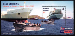 Pitcairn Inseln Block 32 Postfrisch Schiffe #NE750 - Islas De Pitcairn