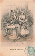 COUPLES - La Belle Aubergiste - Carte Postale Ancienne - Koppels