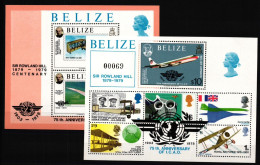 Belize Block 8-9 Postfrisch Flugzeuge #NE759 - Belize (1973-...)