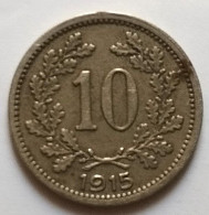 Austria 10 Heller, 1915 MB (V-33 - Austria