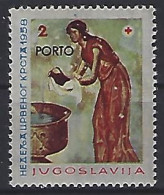 Jugoslavia 1958  Zwangszuschlagsmarken-Porto (**) MMNH  Mi.16 - Beneficenza