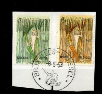 België - 1251/52   Gest/obl/used - Gebruikt