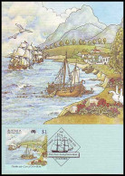 Australië  - The First Fleet - Zeilschepen - MK -  - Maximum Cards