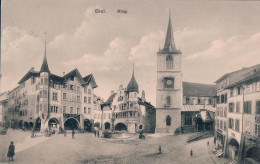 Biel BE, Ring, Place Animée (1.7.1910) - Bienne