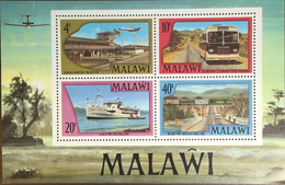 Malawi 1977 Transport Minisheet MNH - Malawi (1964-...)