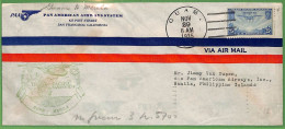 ZA1544 - USA - Postal History - FIRST FLIGHT COVER Guam - Manila 1935 PANAM - Storia Postale