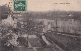 E19-17) PONS - CRUE DE LA SEUGNE -  EN 1909 - Pons