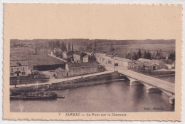 E12-16) JARNAC (CHARENTE) LE PONT SUR LA CHARENTE - EDIT. GIRAUDEL - ( 2 SCANS ) - Jarnac