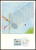 Zweden - Badminton - MK - - Maximum Cards & Covers