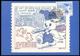 Zweden - Kerstmis 1980 - MK - - Maximumkarten (MC)