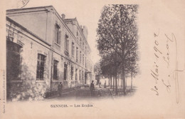E16-95) SANNOIS - LES ECOLES  - EN 1902 - ( 2 SCANS ) - Sannois