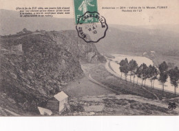 E18-08) FUMAY (ARDENNES)  LES ROCHES DE L ' UF - VALLEE DE LA MEUSE - EN 1908 - Fumay