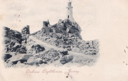 E18-  CORBIERE  LIGHTHOUSE ,  JERSEY - 1902 - ( 2 SCANS )  - La Corbiere