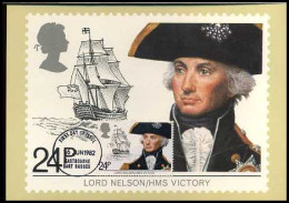 Groot-Brittannië - Lord Nelson/HMS Victory - MK - - Cartes-Maximum (CM)