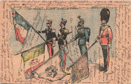 MILITARIA - Les Armées D'Europe - Le Salut Du Drapeau - Carte Postale Ancienne - Andere & Zonder Classificatie