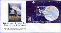 Zuid-Afrika - FDC - Satelieten Over Zuid-Afrika  -  04-06-1992             - FDC