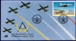 Zuid-Afrika - FDC - 75 Jaar Zuid-Afrikaanse Luchtmacht  -  01-02-1995      - FDC
