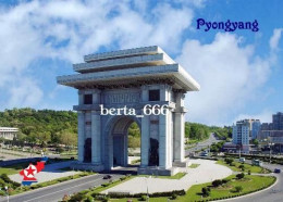 North Korea Pyongyang Triumphal Arch New Postcard - Korea (Noord)