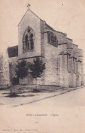 F15-95) BOISSY L ' AILLERIE -  L ' EGLISE - EN 1932 - ( 2 SCANS ) - Boissy-l'Aillerie