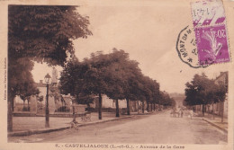 F16-47) CASTELJALOUX - AVENUE DE LA GARE - EN 1933 - Casteljaloux