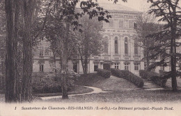 91) RIS - ORANGIS - SANATORIUM DES CHEMINOTS - LE  BATIMENT PRINCIPAL - FACADE  NORD - ( 2 SCANS ) - Ris Orangis