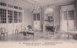 91) RIS - ORANGIS - SANATORIUM DES CHEMINOTS - SECTION DES FEMMES - LA SALLE  DE LECTURE - ( 2 SCANS ) - Ris Orangis