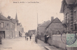 F16-41) DROUE (LOIR ET CHER) LA GRANDE RUE - ANIMEE - HABITANTS  - Droue