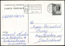 Luxemburg, Postcard - Postwaardestukken