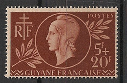 GUYANE - 1944 - N°YT. 179 - Entraide - Neuf Luxe ** / MNH / Postfrisch - Ungebraucht