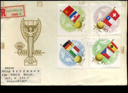 Registered Hungarian Cover To Germany - Covers & Documents