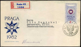 Czech Registered Cover To Innsbruck, Austria - Lettres & Documents